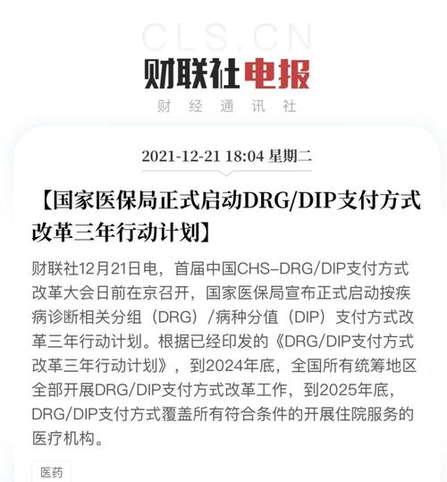 医疗DRG改革（医保支付）（drg 医改）