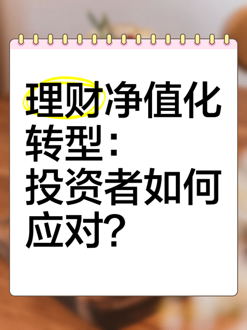 财富管理转型（净值化产品）（什么叫财富管理业务）