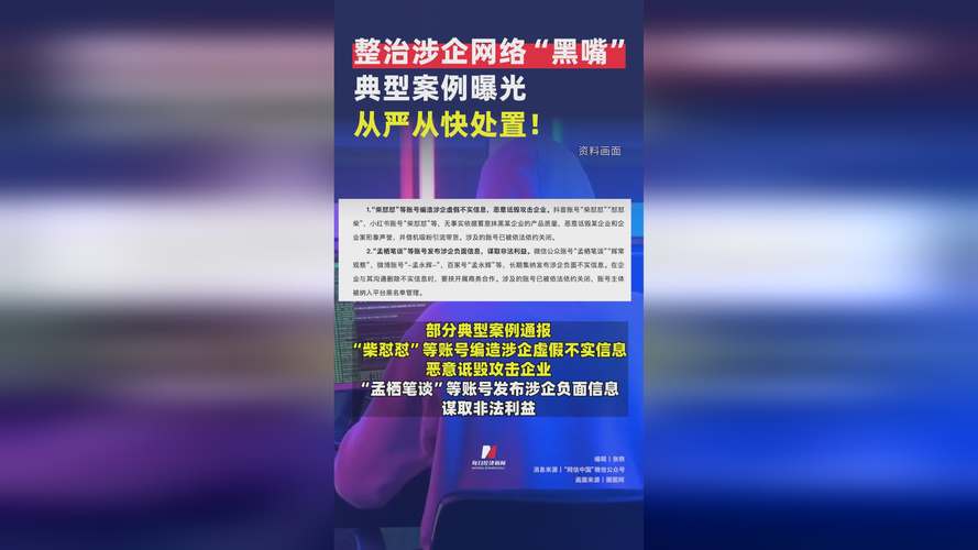 涉企网络黑嘴整治(涉企网络黑嘴整治措施)