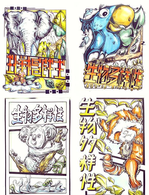 生物多样性保护(生物多样性保护海报)