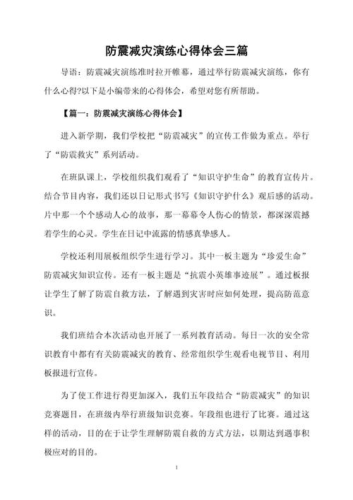 防灾减灾演练（防灾减灾演练总结讲话）