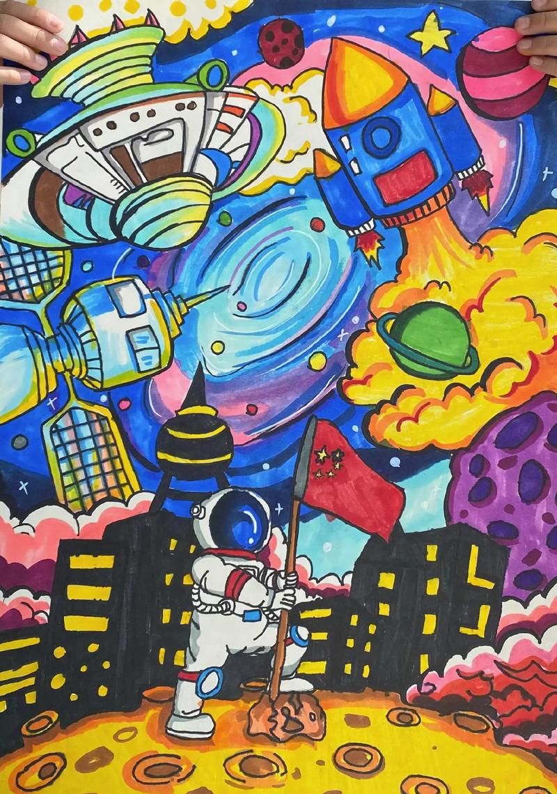 航天科技（航天科技绘画）