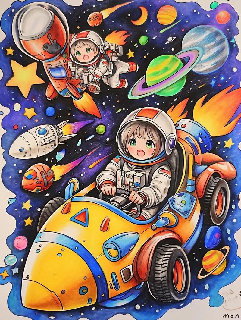 航天科技（航天科技绘画）